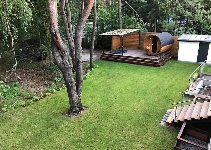 Luksusowa Pod Lasem, - Shared Garden, Sauna, Wood Hot Tub! Hot Tub Seasonal! Appartamento *